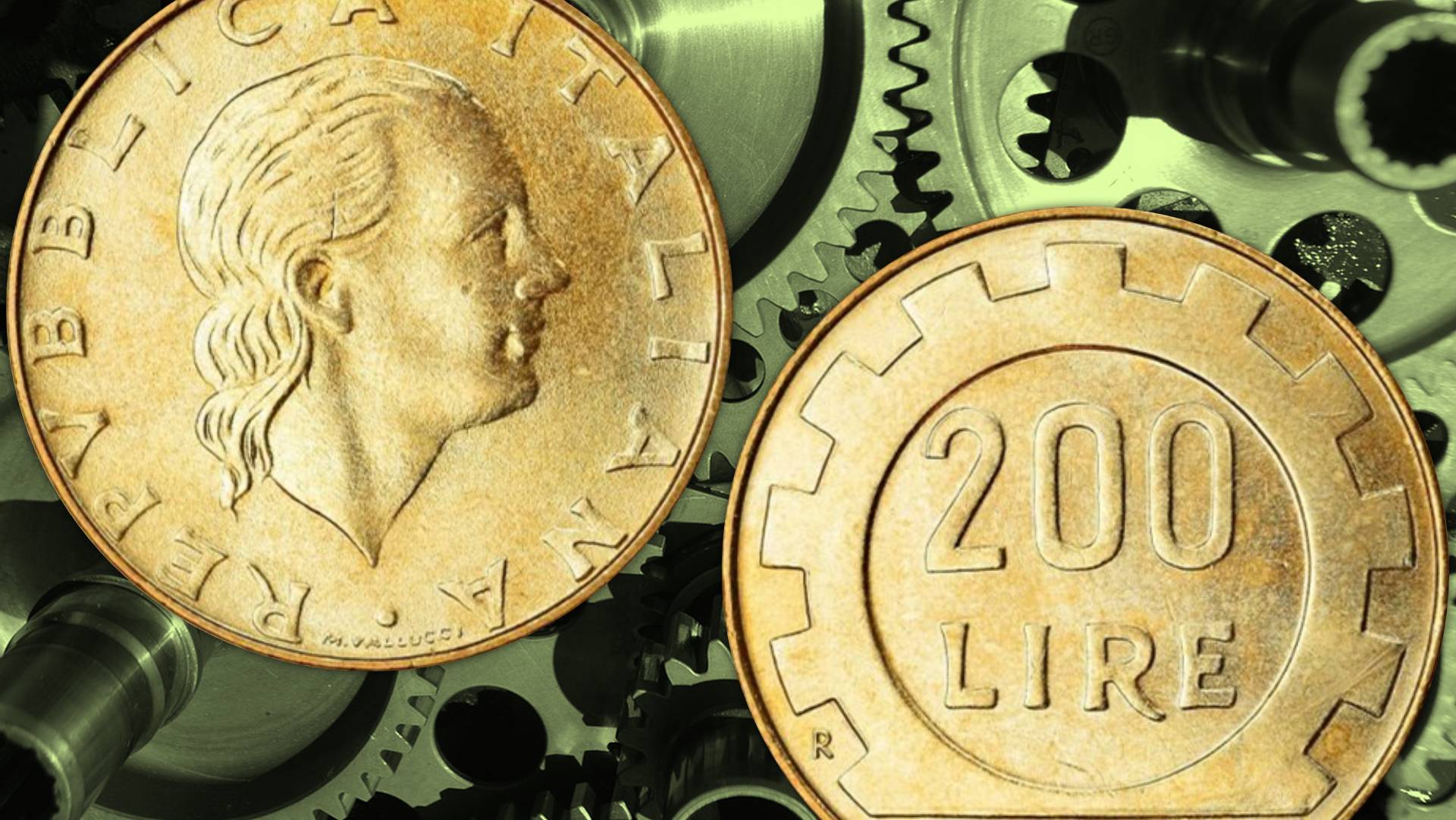 Monete da collezionare: diverse Lire italiane rare e preziose su un tavolo.