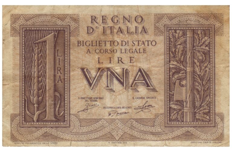 Collezione di Lire rare in esposizione, evidenziando dettagli e varietà numismatiche.