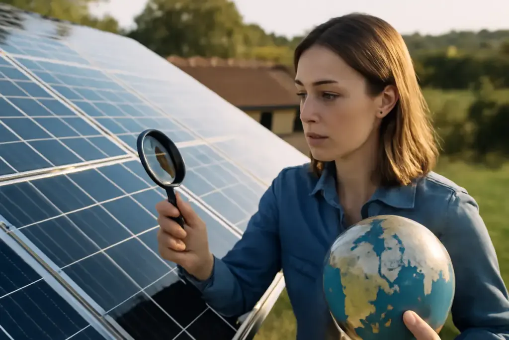 Qual è il vero impatto ambientale dei pannelli fotovoltaici domestici? Scopri come scegliere quelli davvero sostenibili