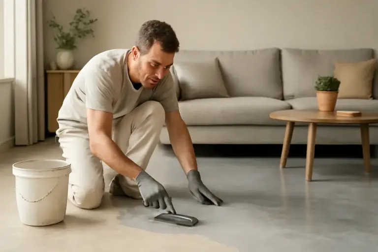 Resine decorative per pavimenti interni: idee per trasformare soggiorni con poca spesa