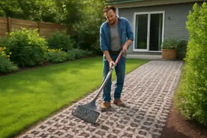Utilizzo di pavimentazioni drenanti nei giardini di casa: beneficio per ambiente e manutenzione più semplice