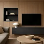 Boiserie moderne in soggiorno: materiali innovativi e soluzioni salva-spazio
