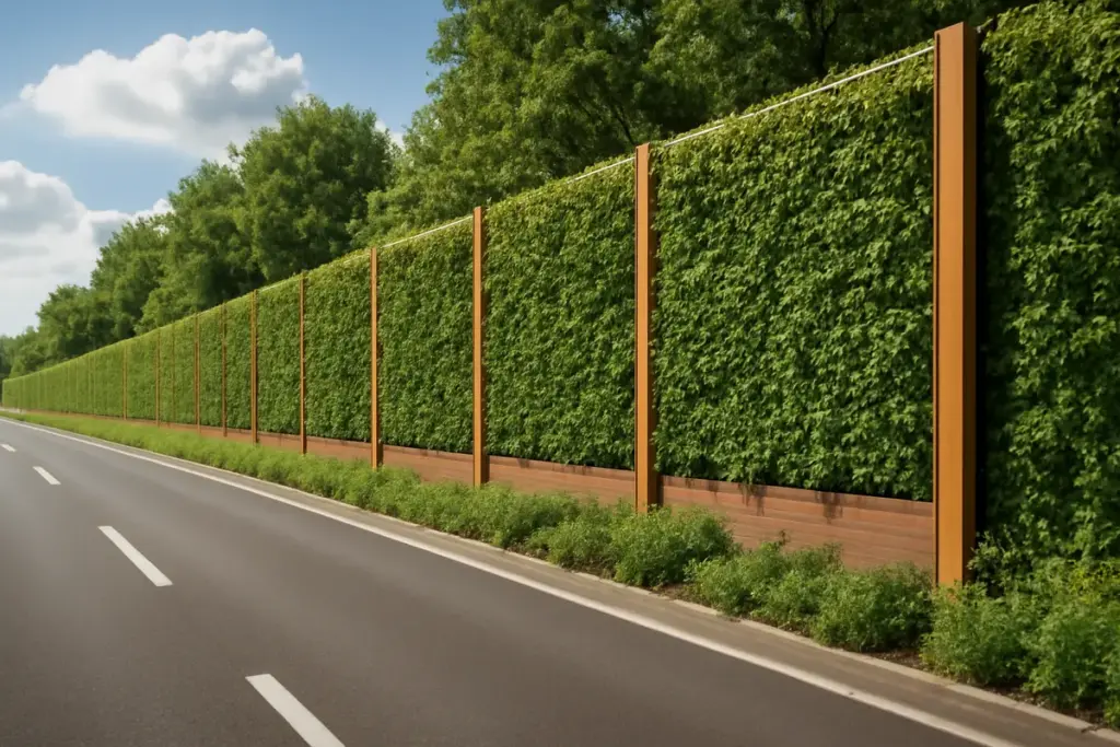 Barriere antirumore ecologiche con materiali vegetali: sorprendenti effetti sulla qualità dell’aria e sulla vivibilità