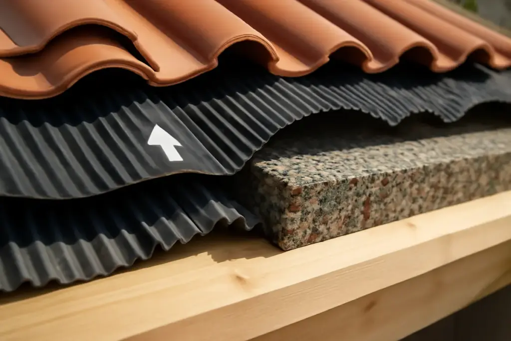 Tetto ventilato con materiali riciclati: il sistema che riduce sprechi e migliora l’efficienza termica